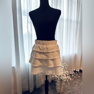White Skort